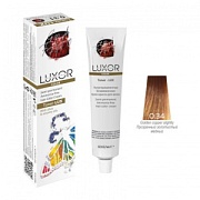 0.34 Toner-LUX, Прозрачный золотистый медный, Безаммиачная полуперманентная крем-краска Luxor Professional, 60 мл