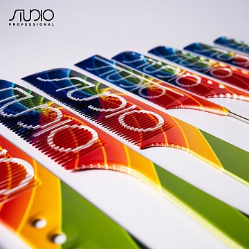 Встречайте радужные парикмахерские расчески Studio Professional