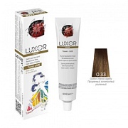 0.33 Toner-LUX, Прозрачный золотистый усиленный, Безаммиачная полуперманентная крем-краска Luxor Professional,l 60 мл