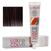 4.7 LUXCOLOR Коричневый шоколадный, Стойкая крем-краска Luxor Professional, 100 мл